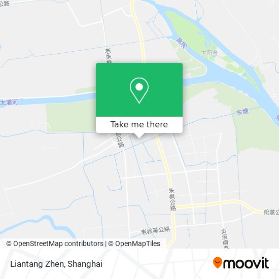 Liantang Zhen map