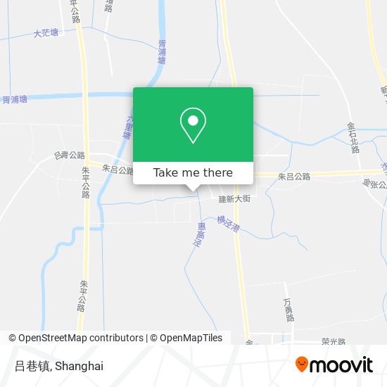 吕巷镇 map