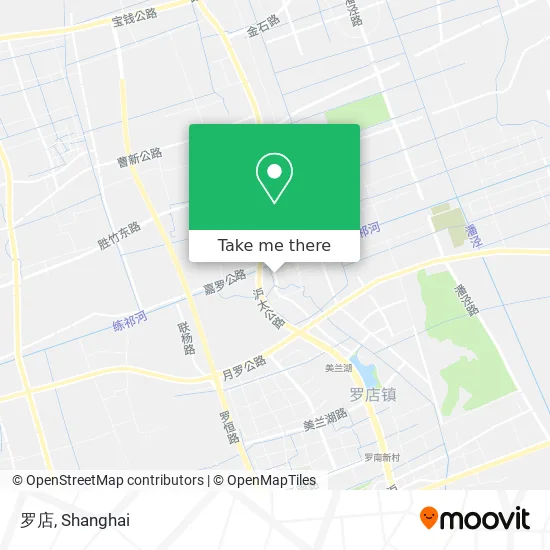 罗店 map