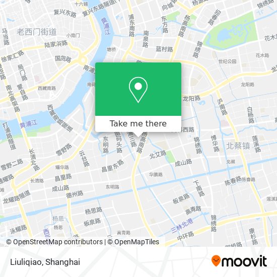 Liuliqiao map