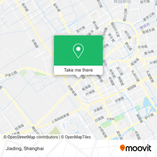 Jiading map