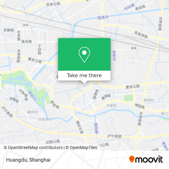 Huangdu map