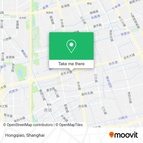 Hongqiao map