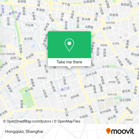 Hongqiao map