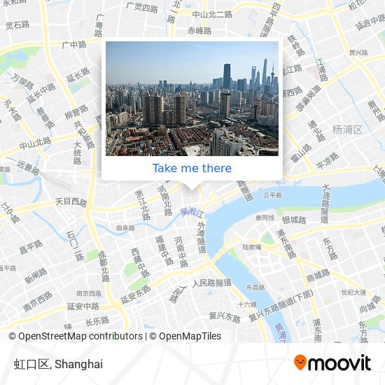 虹口区 map