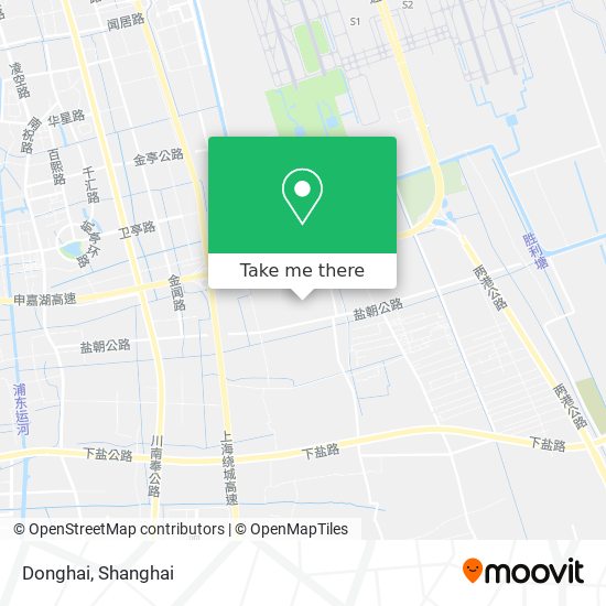 Donghai map