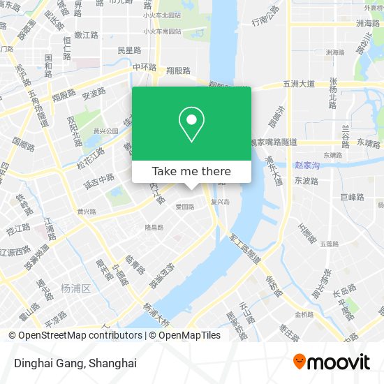 Dinghai Gang map