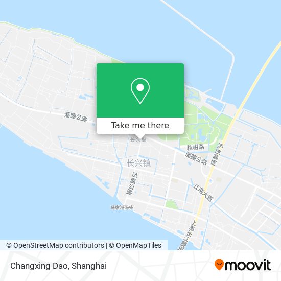 Changxing Dao map