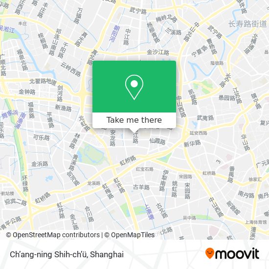 Ch’ang-ning Shih-ch’ü map