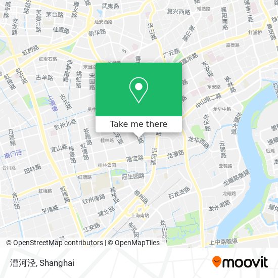 漕河泾 map