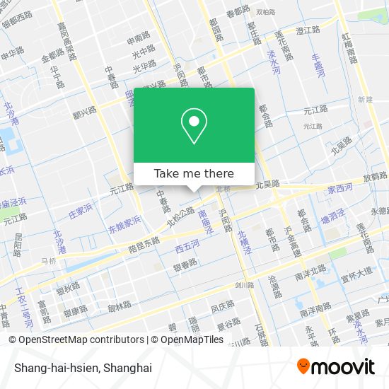 Shang-hai-hsien map