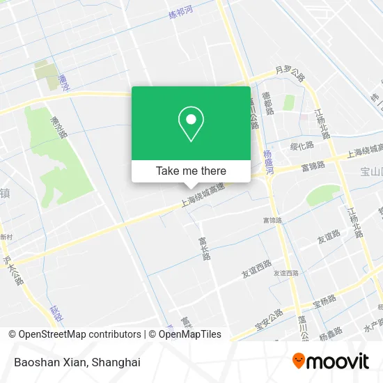 Baoshan Xian map