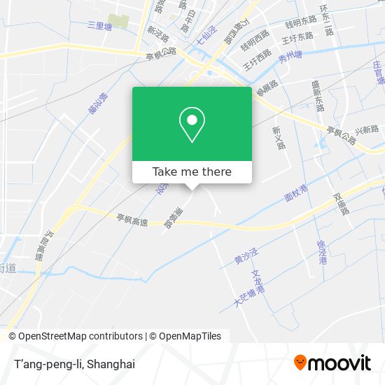 T’ang-peng-li map