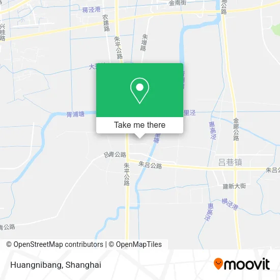 Huangnibang map