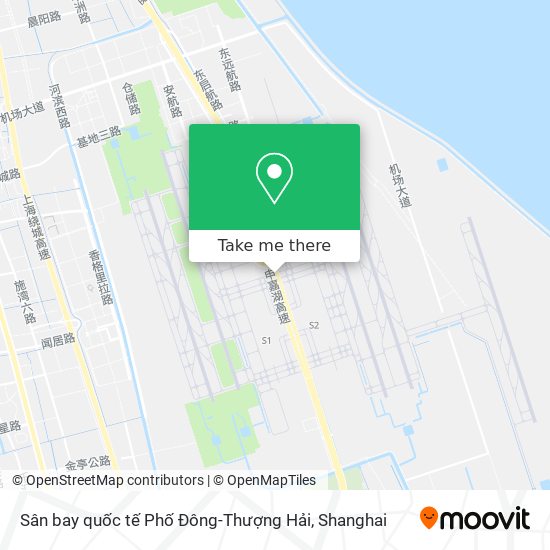 Sân bay quốc tế Phố Đông-Thượng Hải map