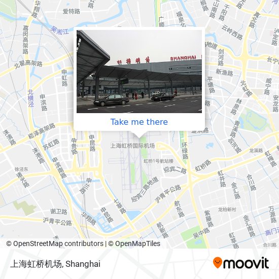 上海虹桥机场 map