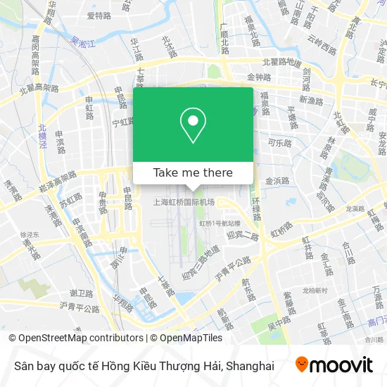 Sân bay quốc tế Hồng Kiều Thượng Hải map