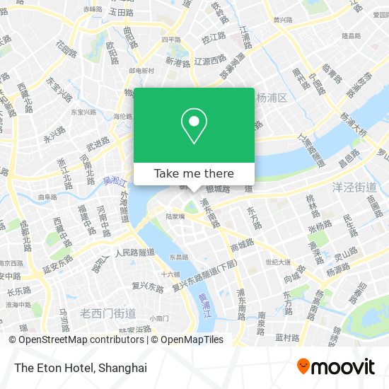 The Eton Hotel map