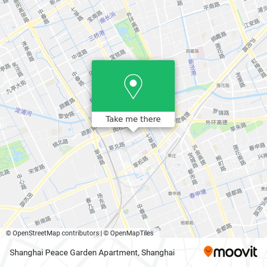 Shanghai Peace Garden Apartment map