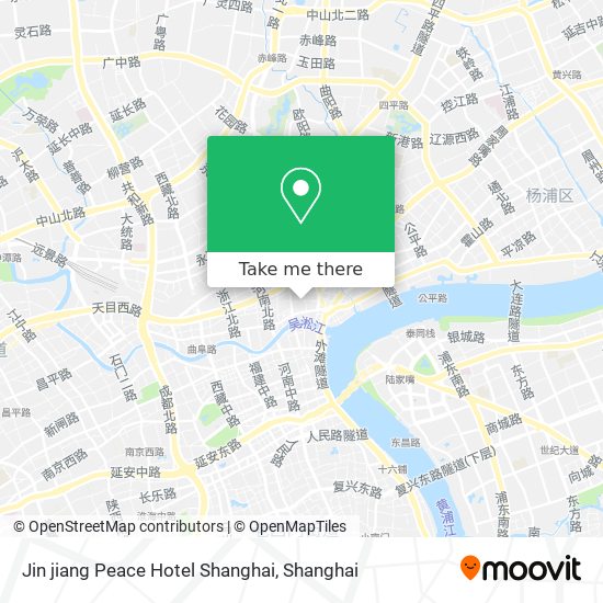 Jin jiang Peace Hotel Shanghai map