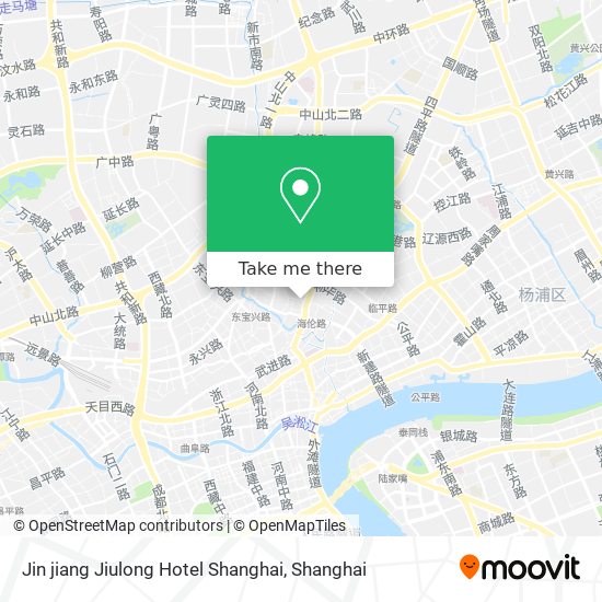 Jin jiang Jiulong Hotel Shanghai map