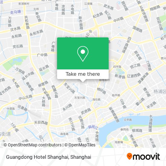 Guangdong Hotel Shanghai map