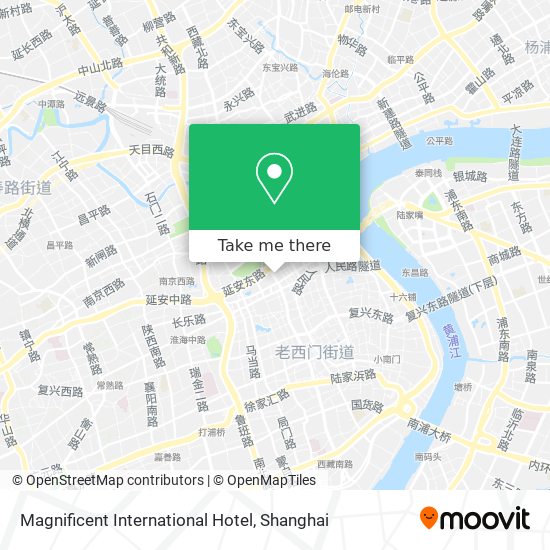 Magnificent International Hotel map