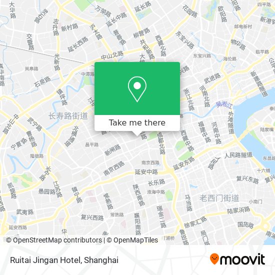 Ruitai Jingan Hotel map