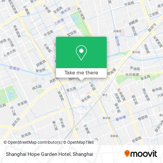 Shanghai Hope Garden Hotel map