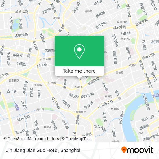 Jin Jiang Jian Guo Hotel map