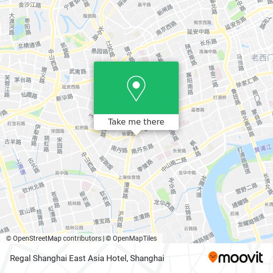 Regal Shanghai East Asia Hotel map