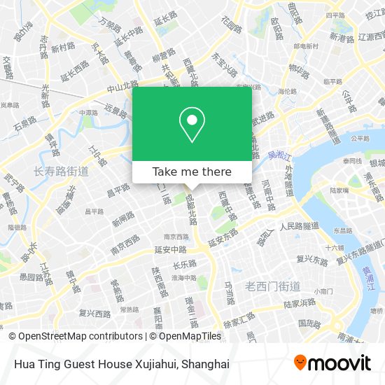 Hua Ting Guest House Xujiahui map