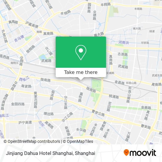 Jinjiang Dahua Hotel Shanghai map