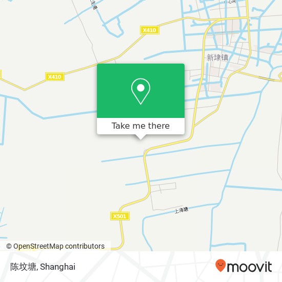 陈坟塘 map
