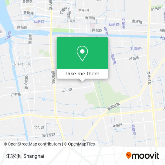 朱家浜 map