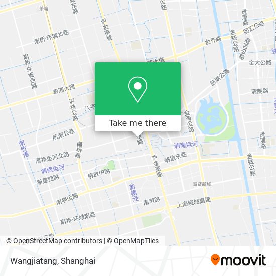 Wangjiatang map