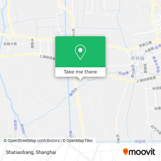 Shatiaobang map