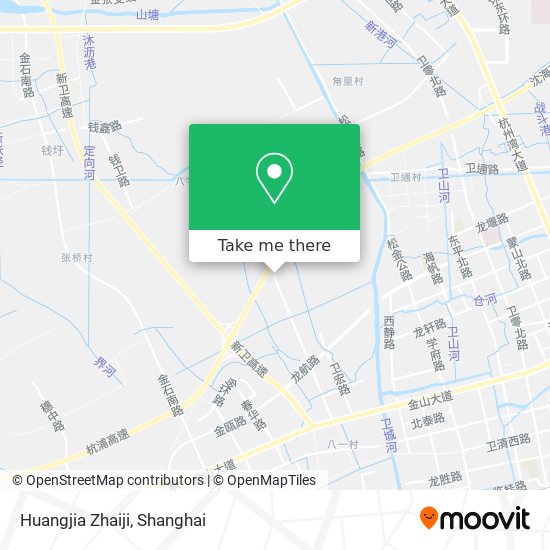 Huangjia Zhaiji map