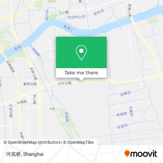 河底桥 map