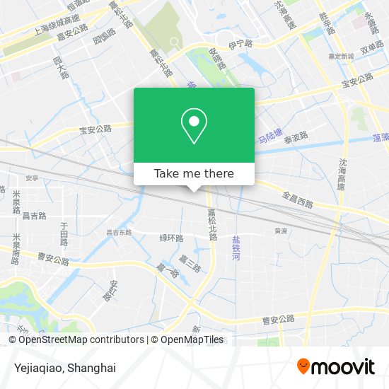 Yejiaqiao map