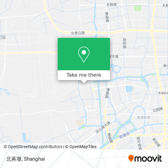 北蒋墩 map
