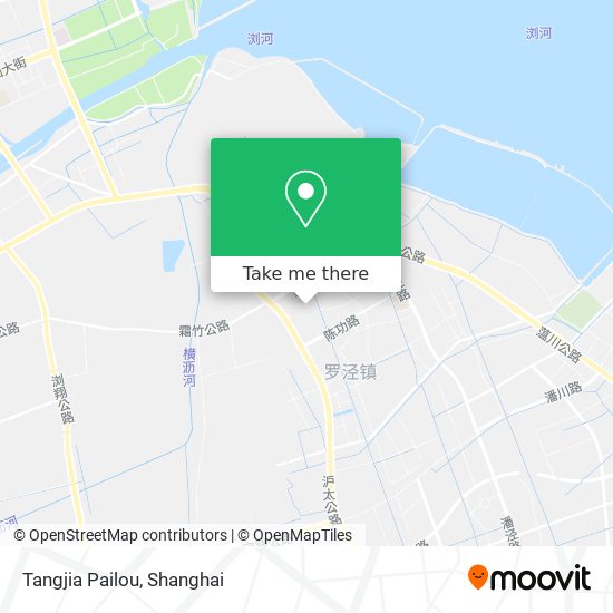 Tangjia Pailou map