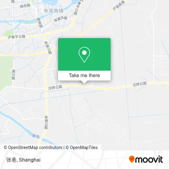 张巷 map