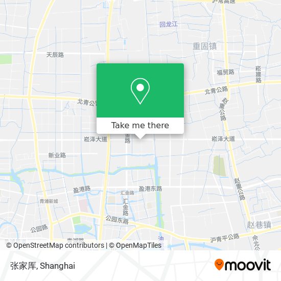 张家厍 map