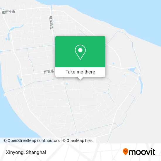 Xinyong map