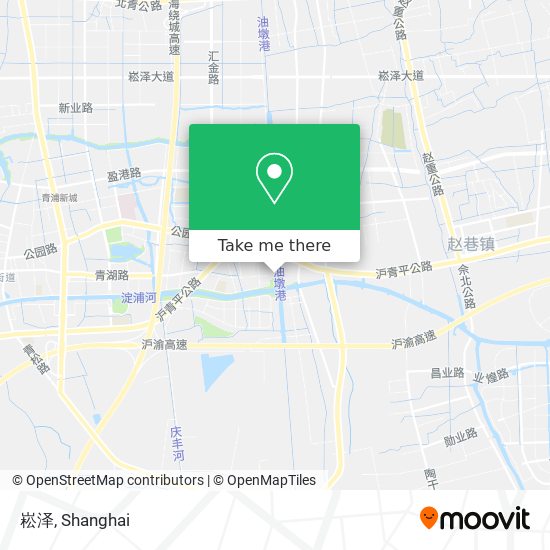 崧泽 map