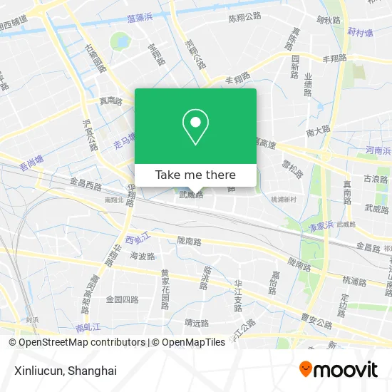 Xinliucun map