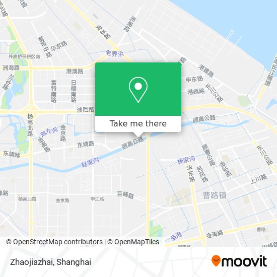 Zhaojiazhai map