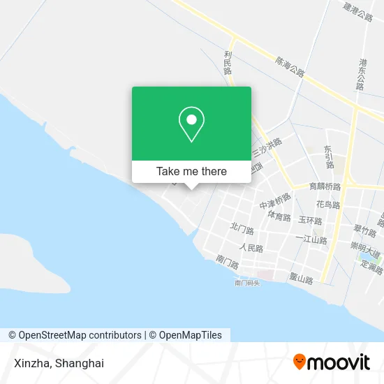 Xinzha map