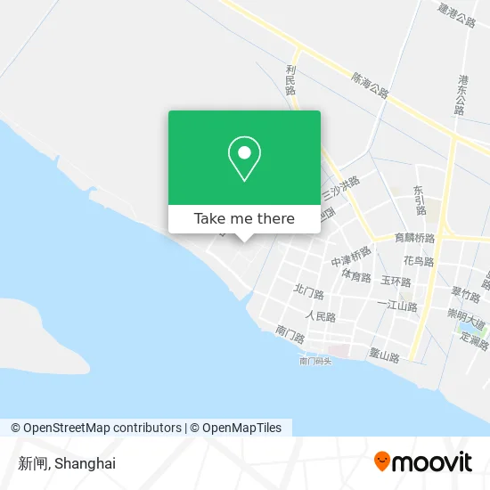 新闸 map